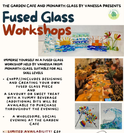 Fused Glass Workshops at The Garden Café