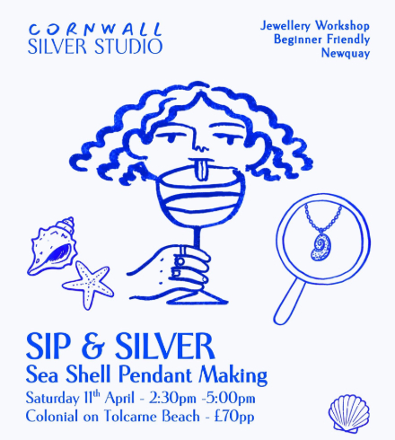 Sip & Silver: Shell Pendant Workshop