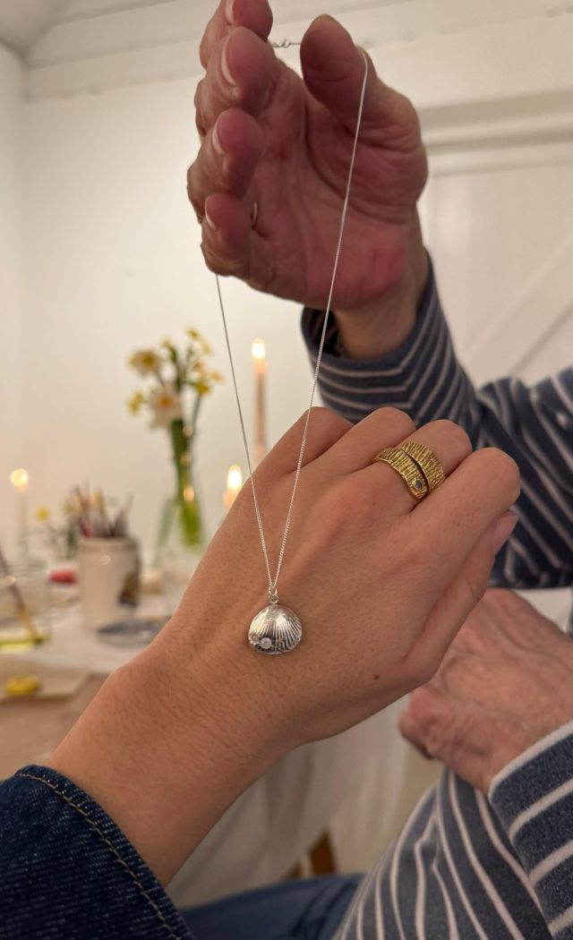Sip & Silver: Shell Pendant Workshop