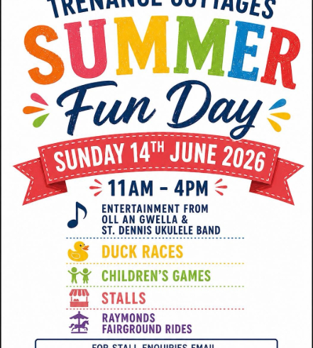 Trenance Cottages Summer Fun Day