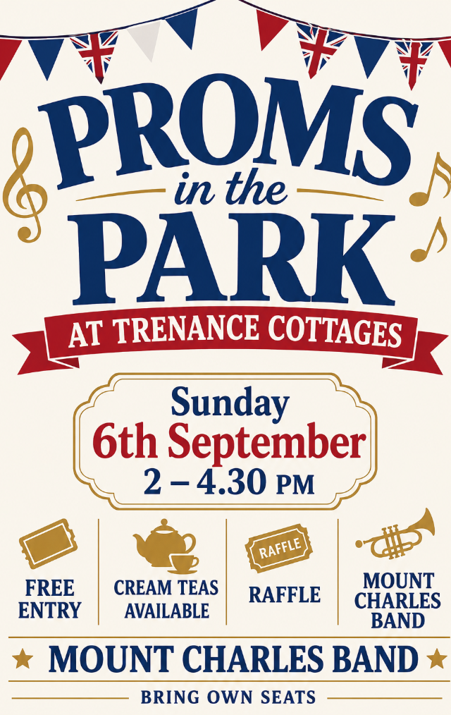 Proms in the Park at Trenance Cottages